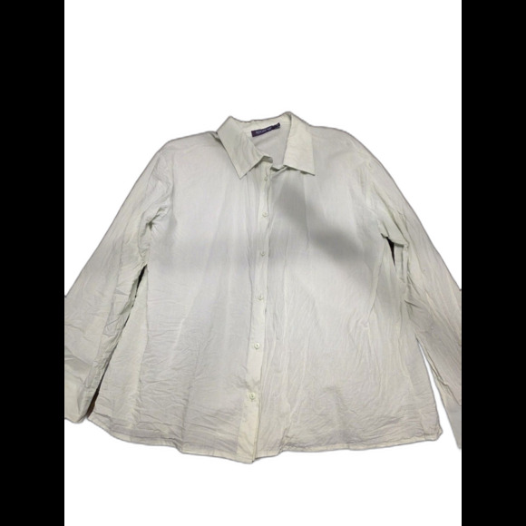 Adore Me Women's Long Sleeve Button Down Shirt Green Large - Picture 1 of 7